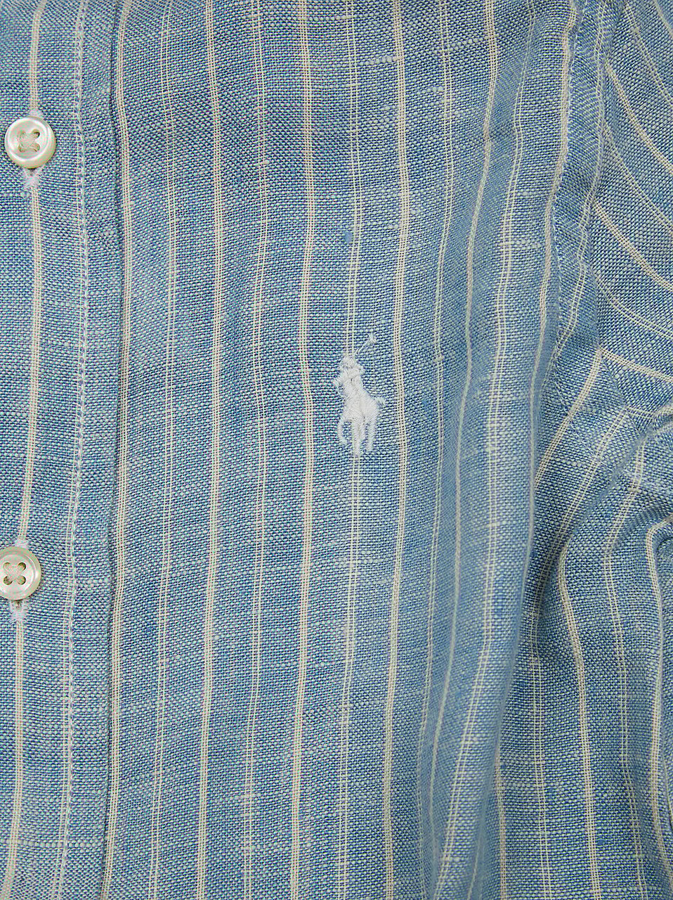 Ralph Lauren RALPH LAUREN KIDS WOVEN-SPORT SHIRT-SHIRT Lichtblauw