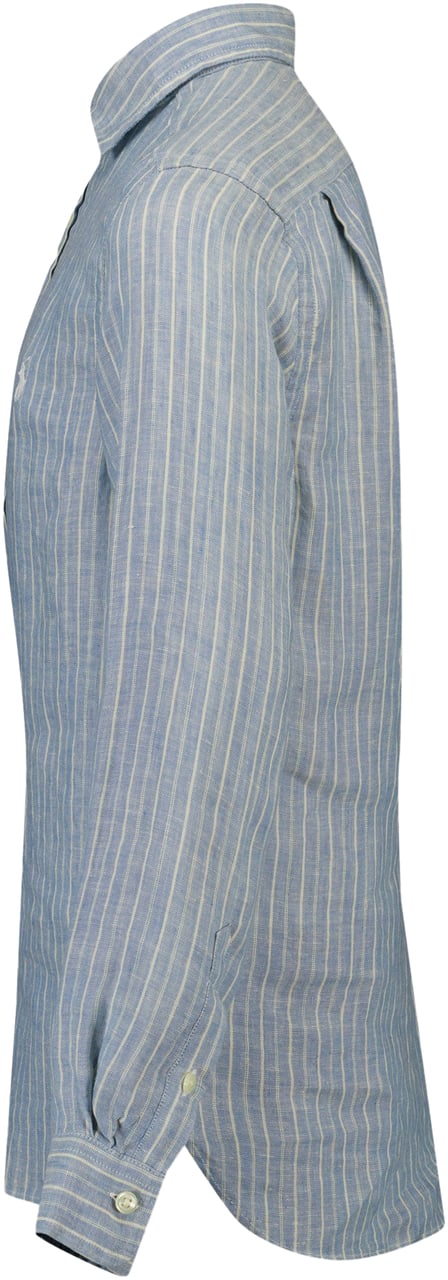 Ralph Lauren Ralph Lauren Kinder Jongens Blouse In Licht Blauw Blauw