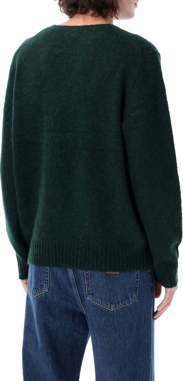 Ralph Lauren Alpaca Sweater Moss Donkergroen