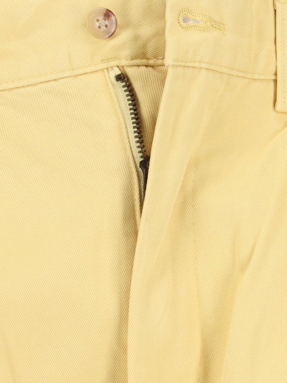 Ralph Lauren Straight-Leg Trousers In Vibrant Yellow Geel