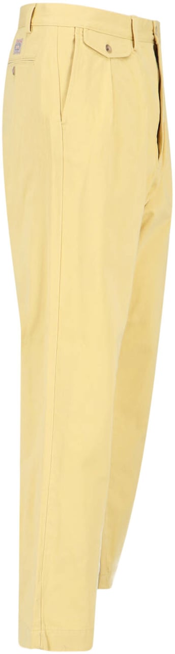 Ralph Lauren Straight-Leg Trousers In Vibrant Yellow Geel