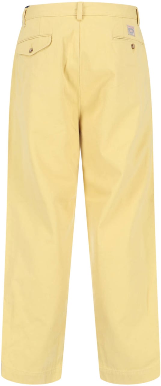 Ralph Lauren Straight-Leg Trousers In Vibrant Yellow Geel