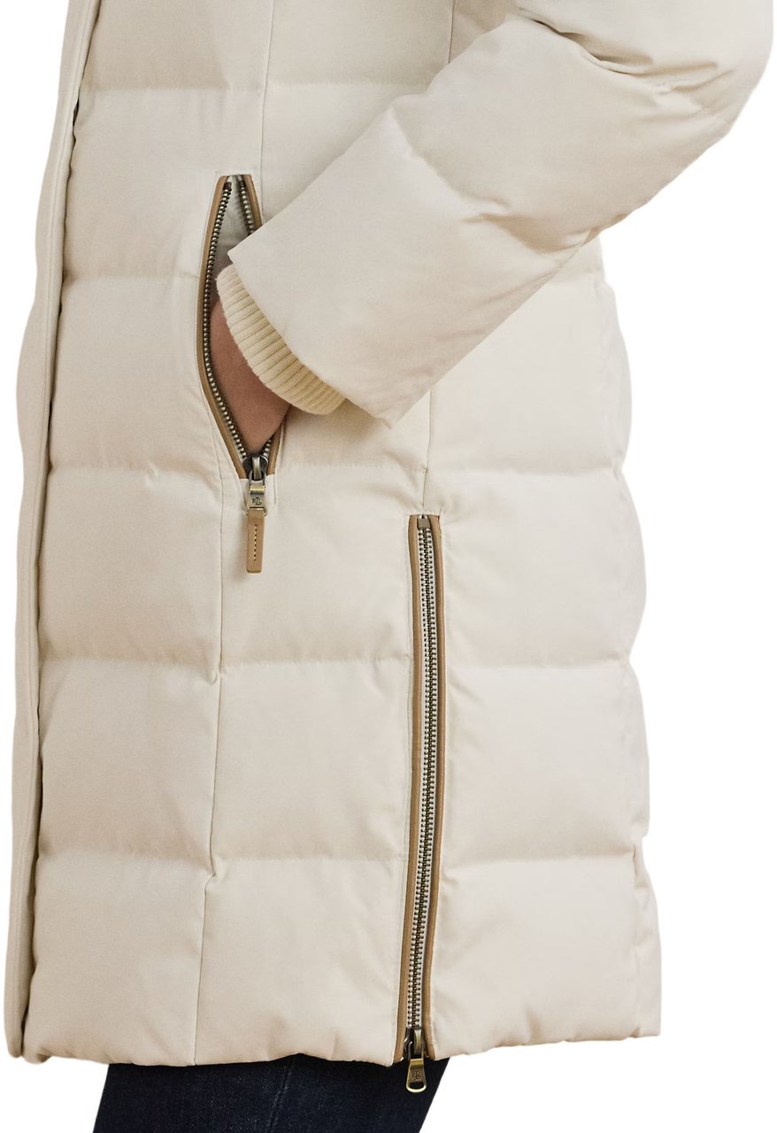 Ralph Lauren Insulated Coat With High Collar Wit