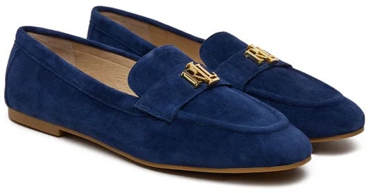 Ralph Lauren Flat Shoes Blue Blauw
