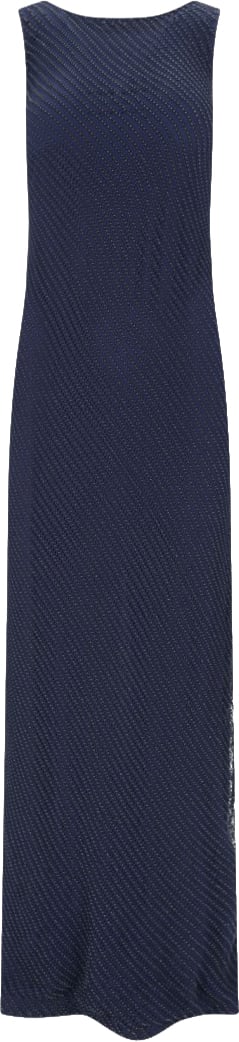 Ralph Lauren Maxi "Zakaria" Studded Dress – Navy Blauw