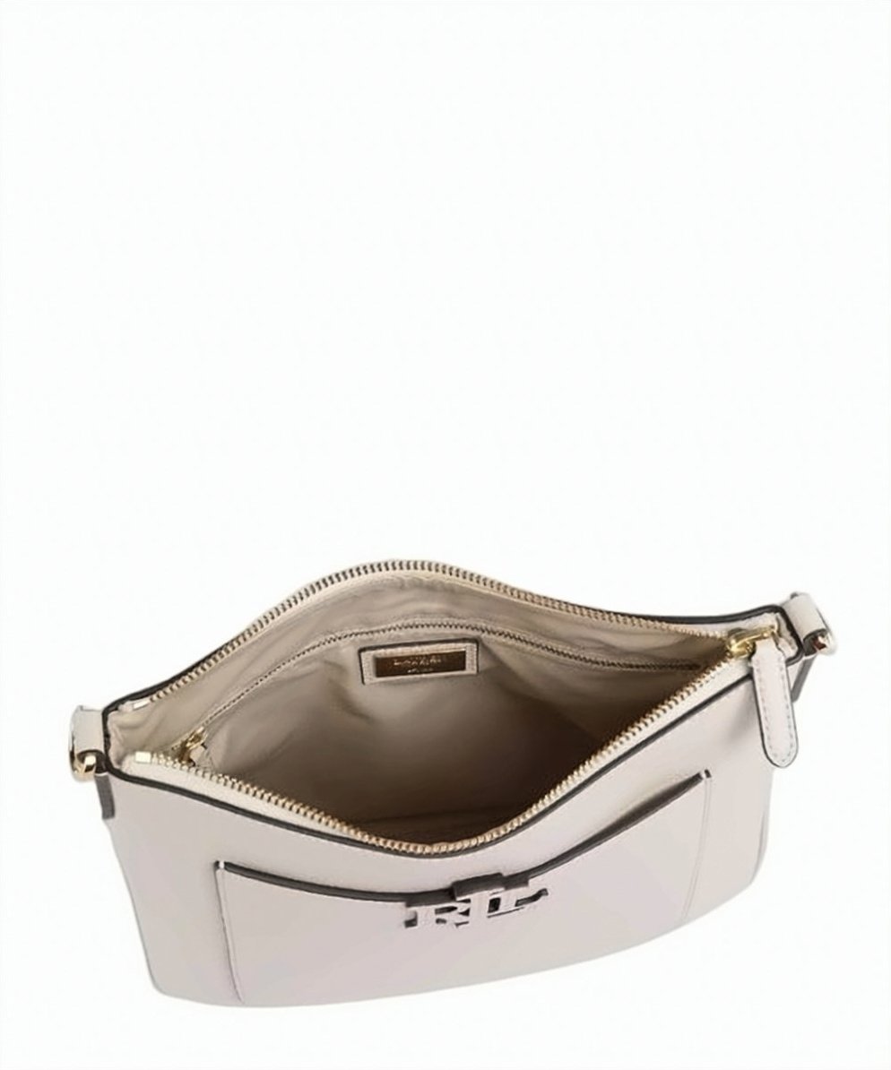 Ralph Lauren Cameryn Large Hammered Leather Bag Wit