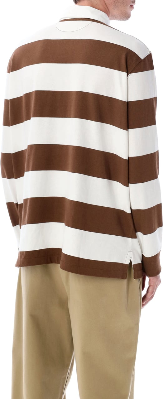 Ralph Lauren Rugby Polo White Brown Divers