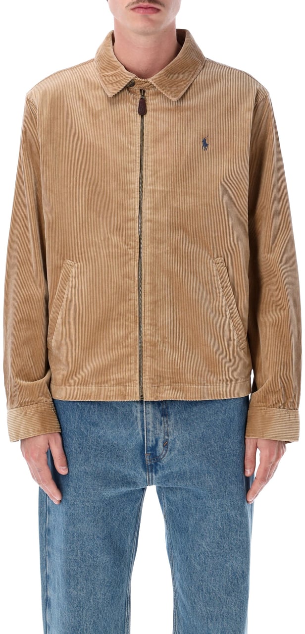 Ralph Lauren Corduroi Bomber Vint Khaki Beige