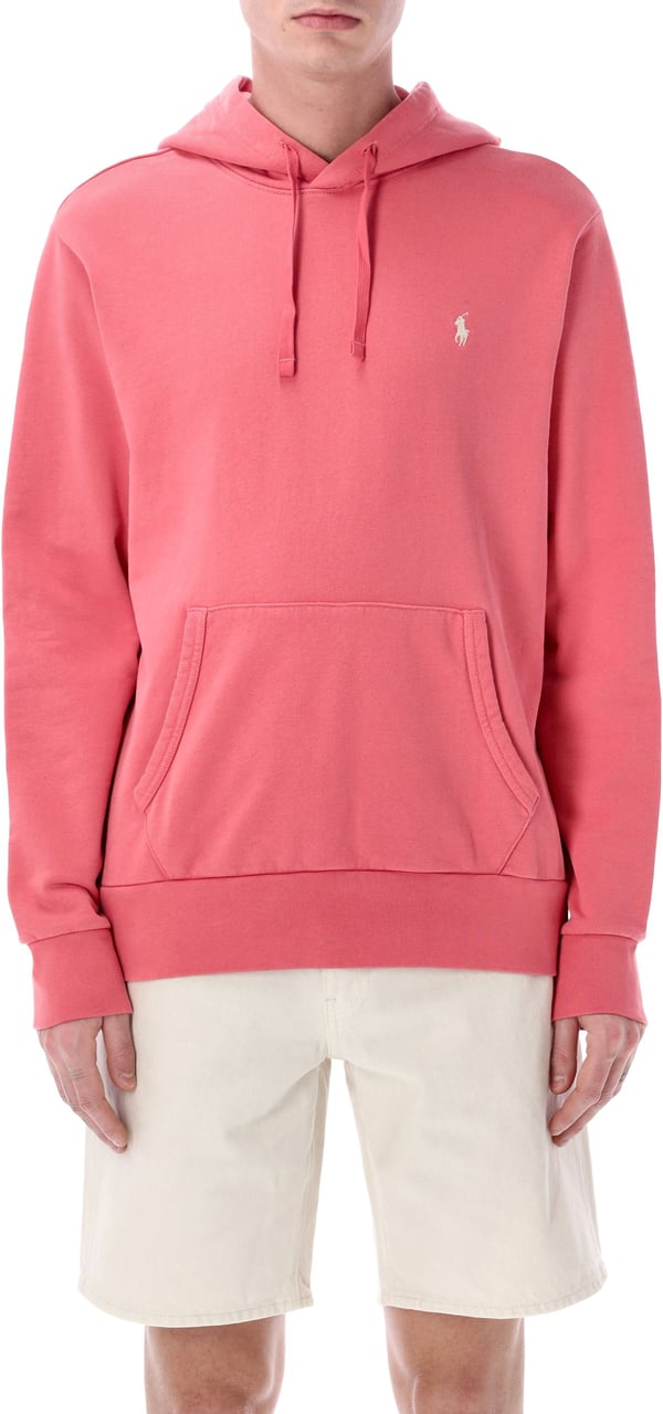 Ralph Lauren Loopback Terry Hoodie Red Sky Roze