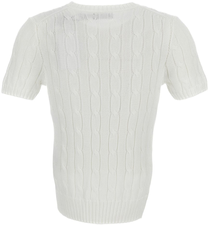Ralph Lauren Timeless White T-Shirt With Classic Fit Wit