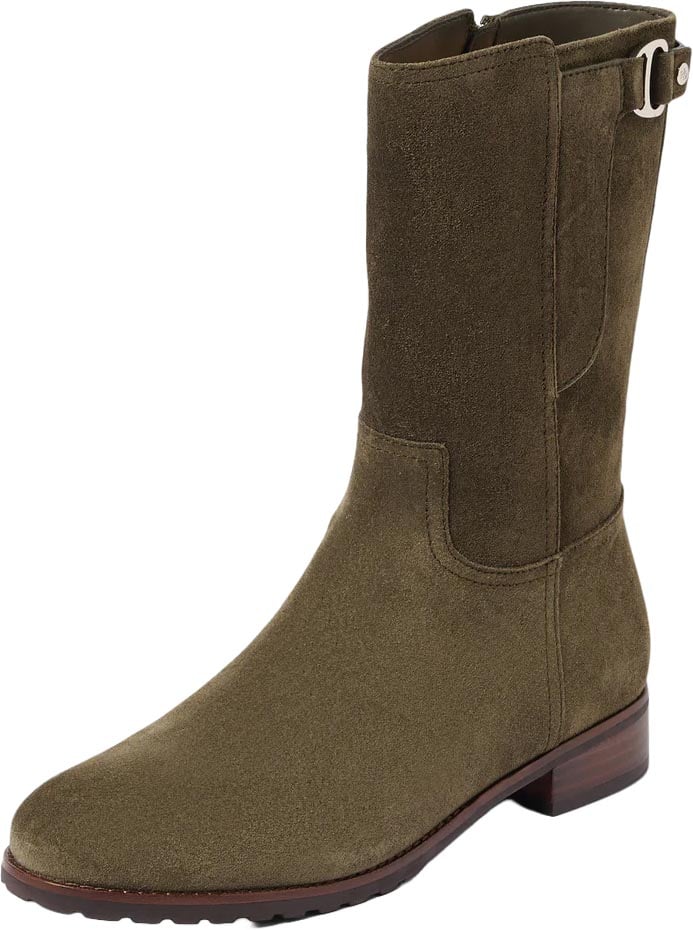 Ralph Lauren Boots Dark Olive Donkergroen