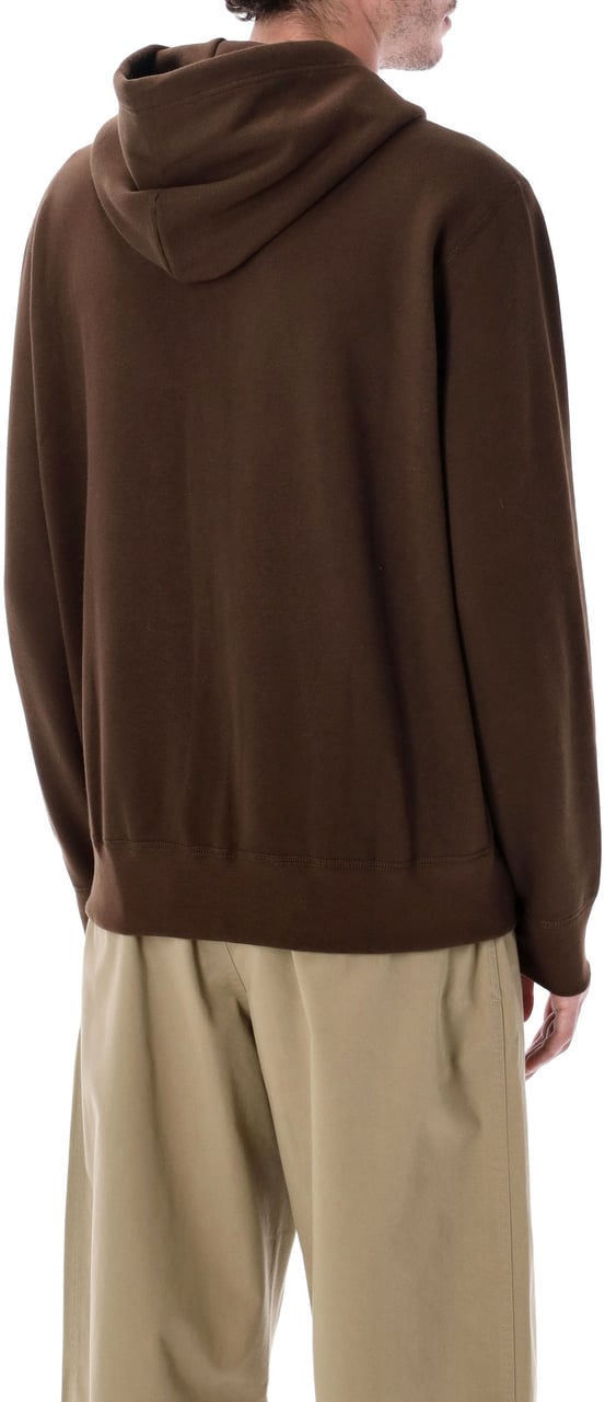 Ralph Lauren Rl Zip Hoodie Marrone Bruin