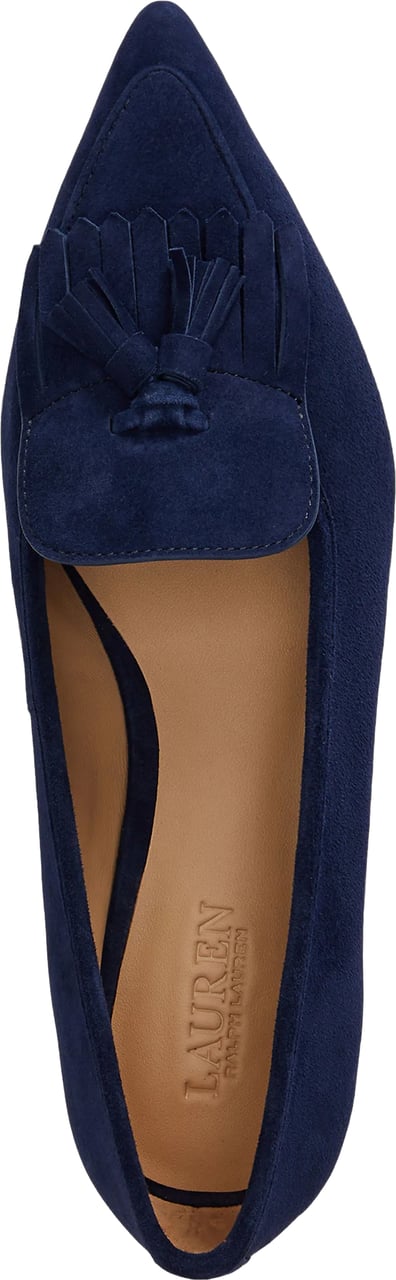 Ralph Lauren Flat Shoes Sand Navy