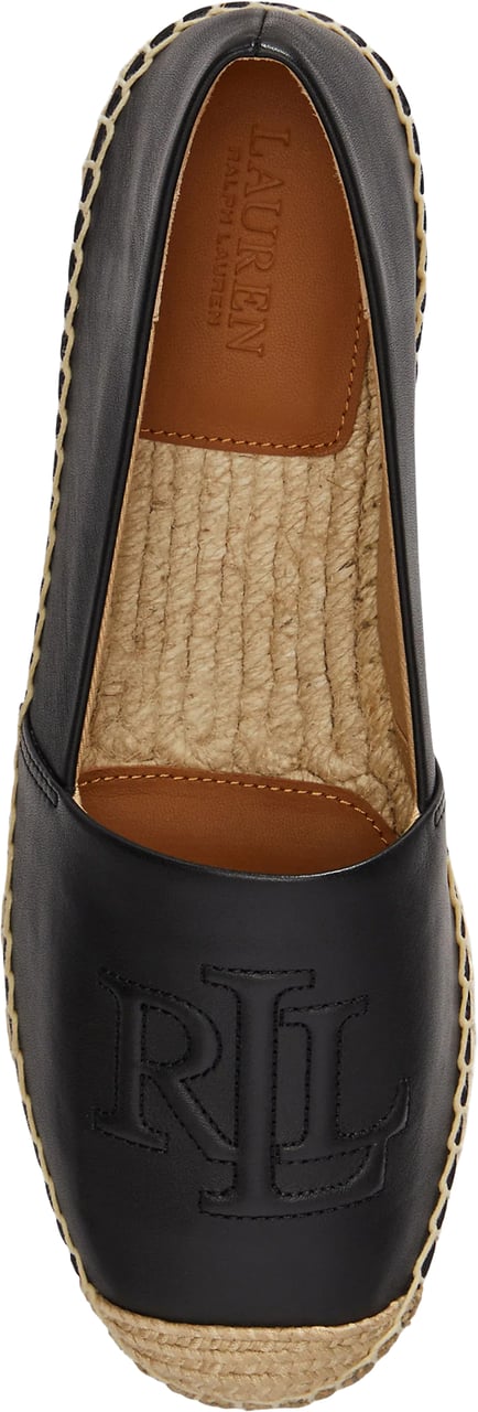 Ralph Lauren Flat Shoes Black Zwart