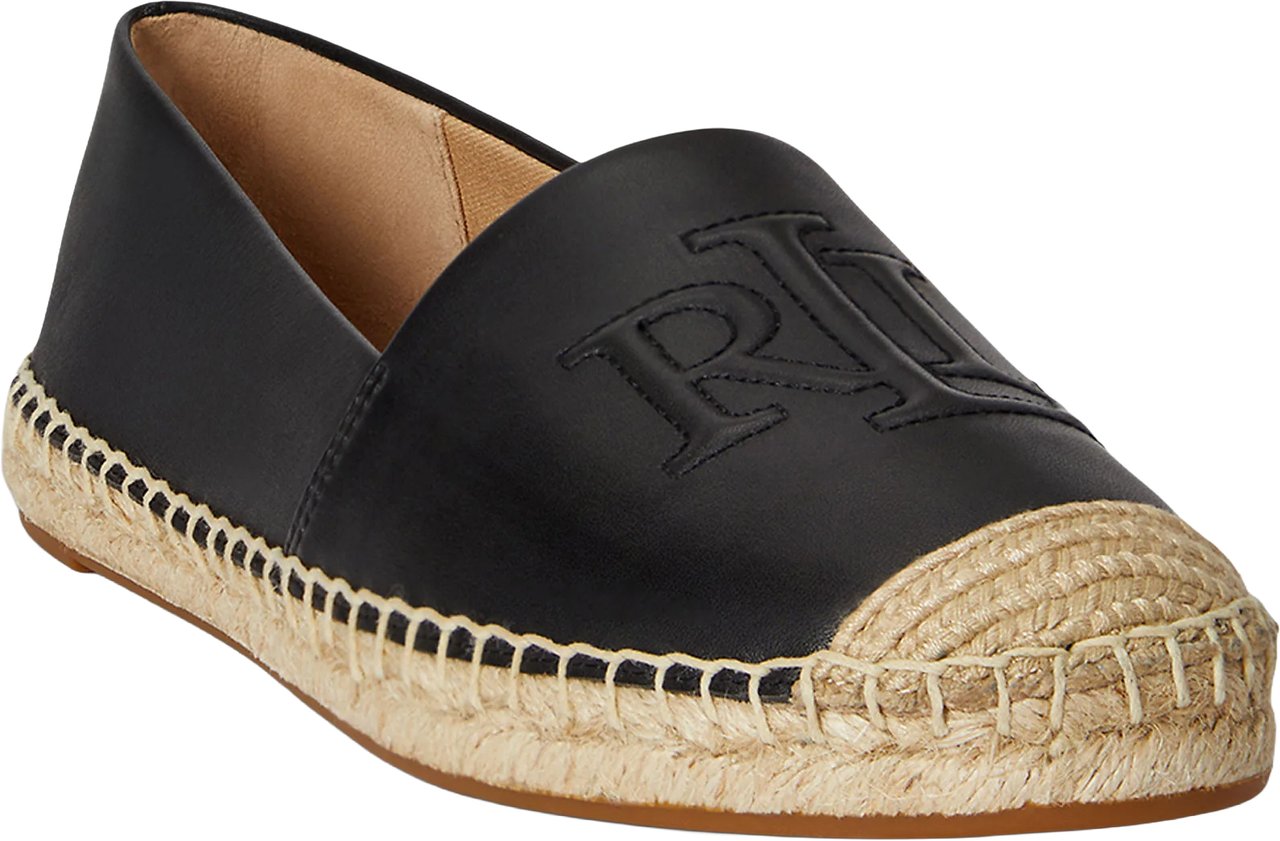 Ralph Lauren Flat Shoes Black Zwart