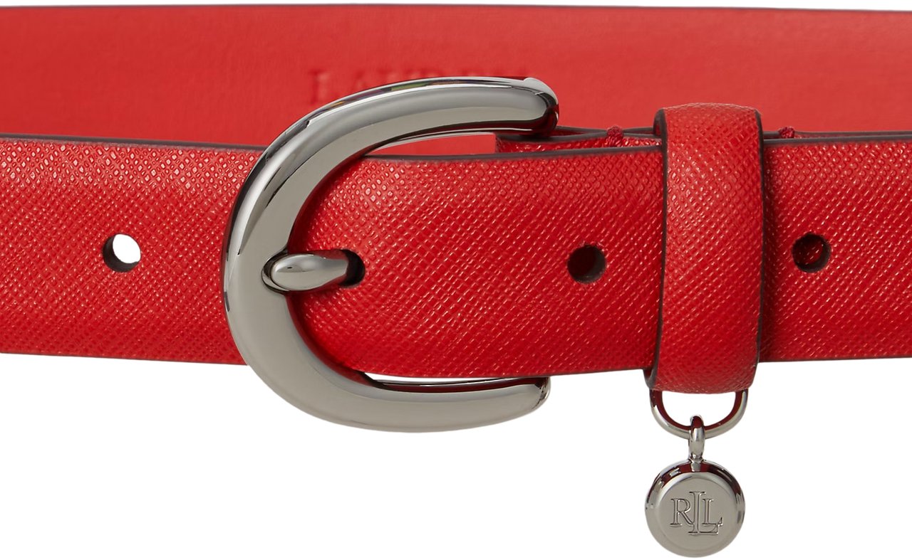 Ralph Lauren Belts Bright Vermillion Rood