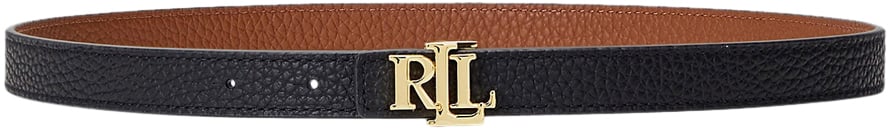 Ralph Lauren Belts Black Tan Zwart