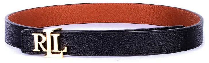 Ralph Lauren Belts Black Tan Zwart