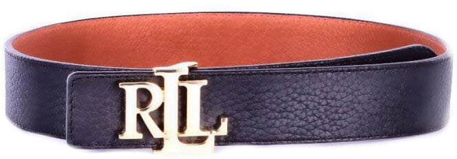 Ralph Lauren Belts Black Tan Zwart