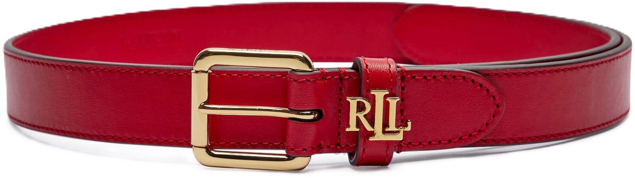 Ralph Lauren Belts Bright Vermillion Rood