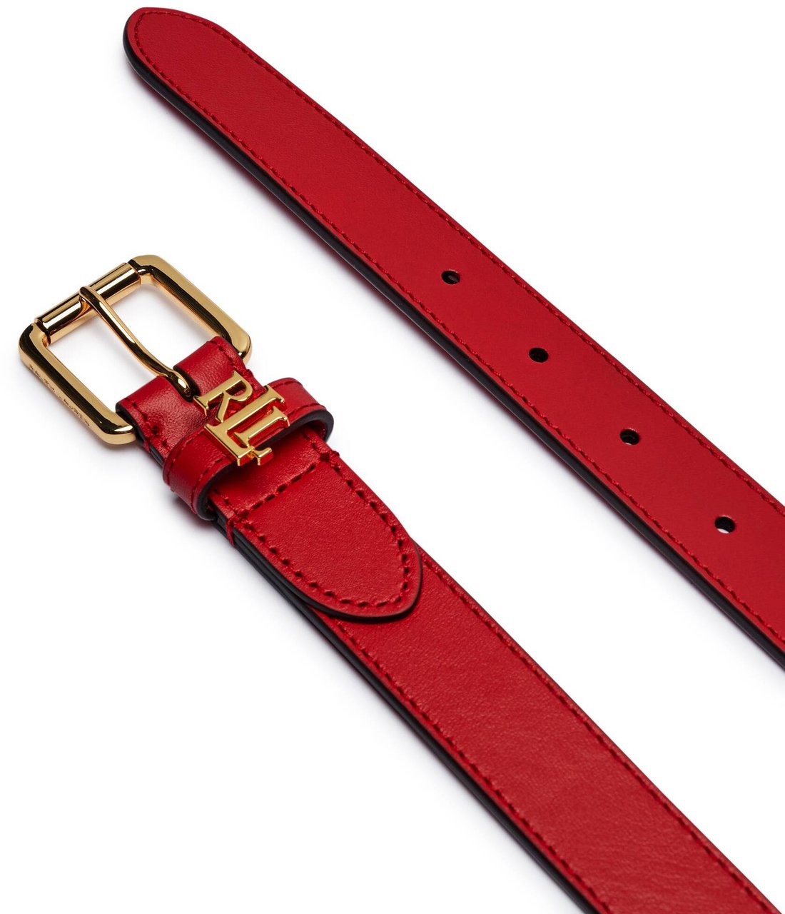 Ralph Lauren Belts Bright Vermillion Rood