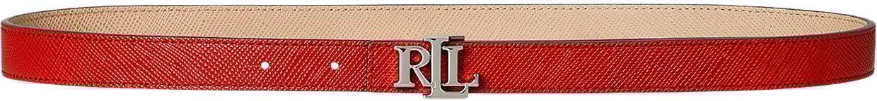 Ralph Lauren Belts Bright Vermillionsand Dune Rood