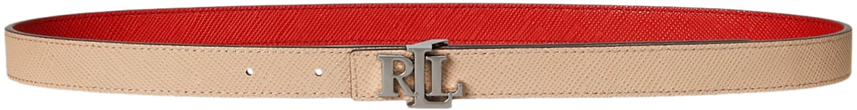Ralph Lauren Belts Bright Vermillionsand Dune Rood