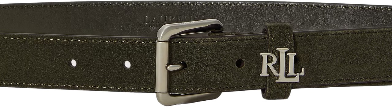 Ralph Lauren Belts Dark Olive Groen