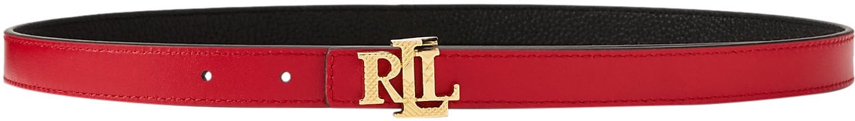 Ralph Lauren Belts Blackfestive Red Zwart