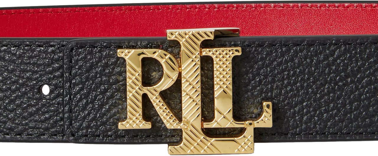 Ralph Lauren Belts Blackfestive Red Zwart