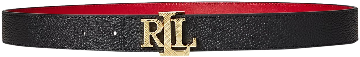 Ralph Lauren Belts Blackfestive Red Zwart