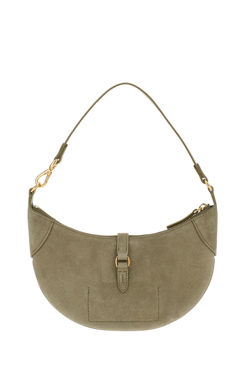 Ralph Lauren Light Olive Green Polo Id Mini Shoulder Bag Groen
