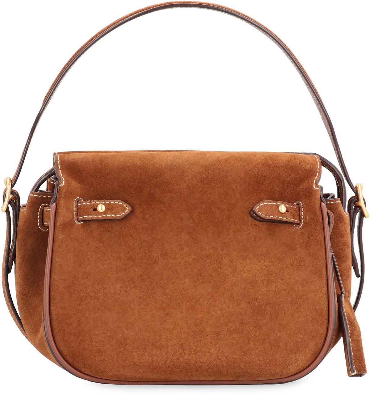 Ralph Lauren Polo ID Suede handbag Bruin