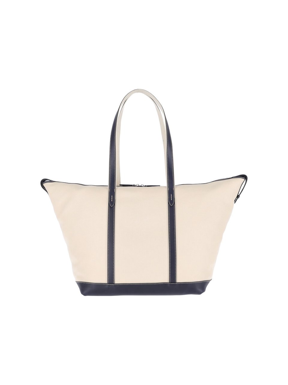 Ralph Lauren Beige Logo Cotton-Blend Tote Bag Neutraal