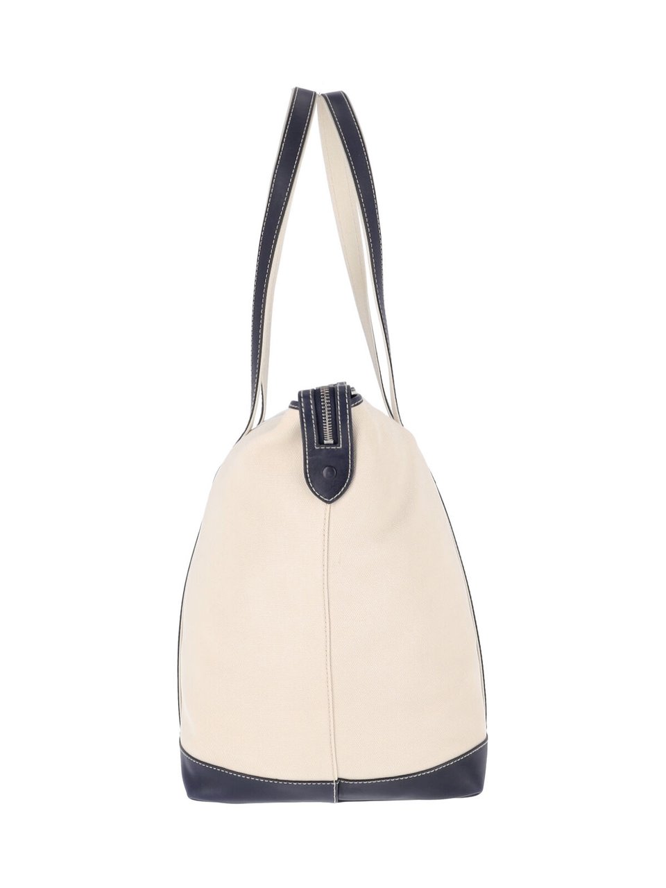 Ralph Lauren Beige Logo Cotton-Blend Tote Bag Neutraal