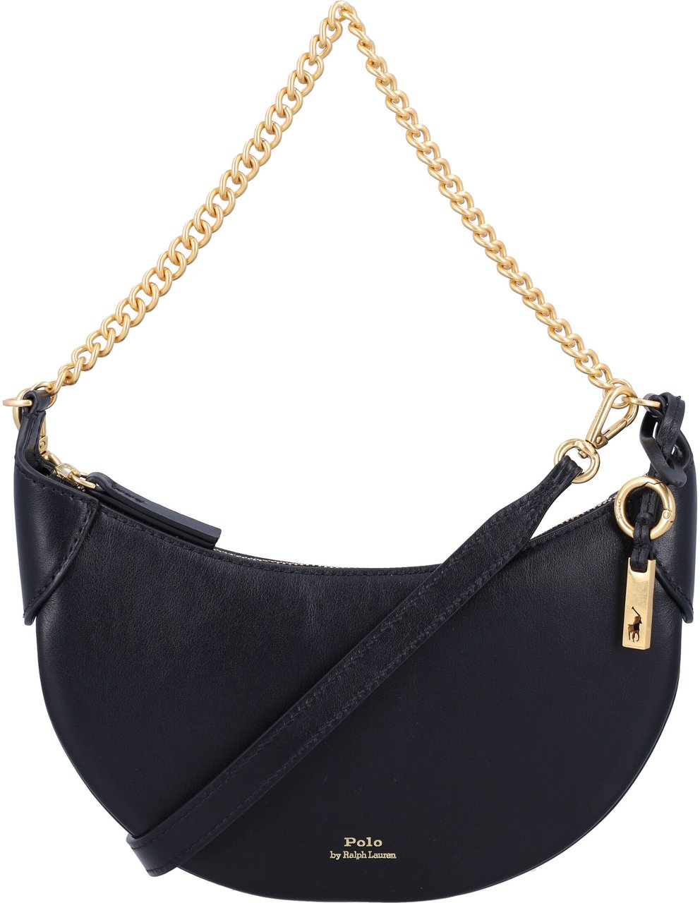 Ralph Lauren Mini Chain Polo Id Nero Zwart
