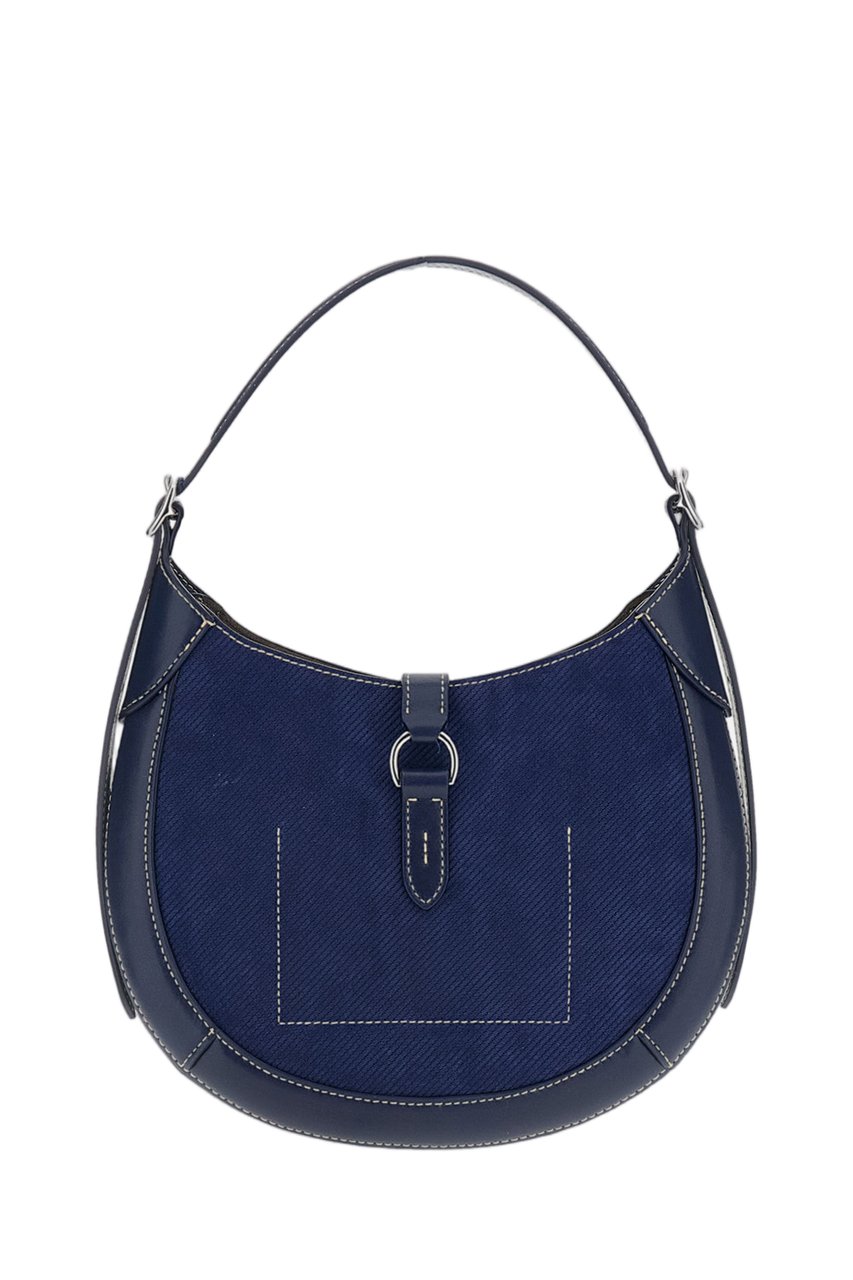 Ralph Lauren Blue Polo Id Small Shoulder Bag Blauw