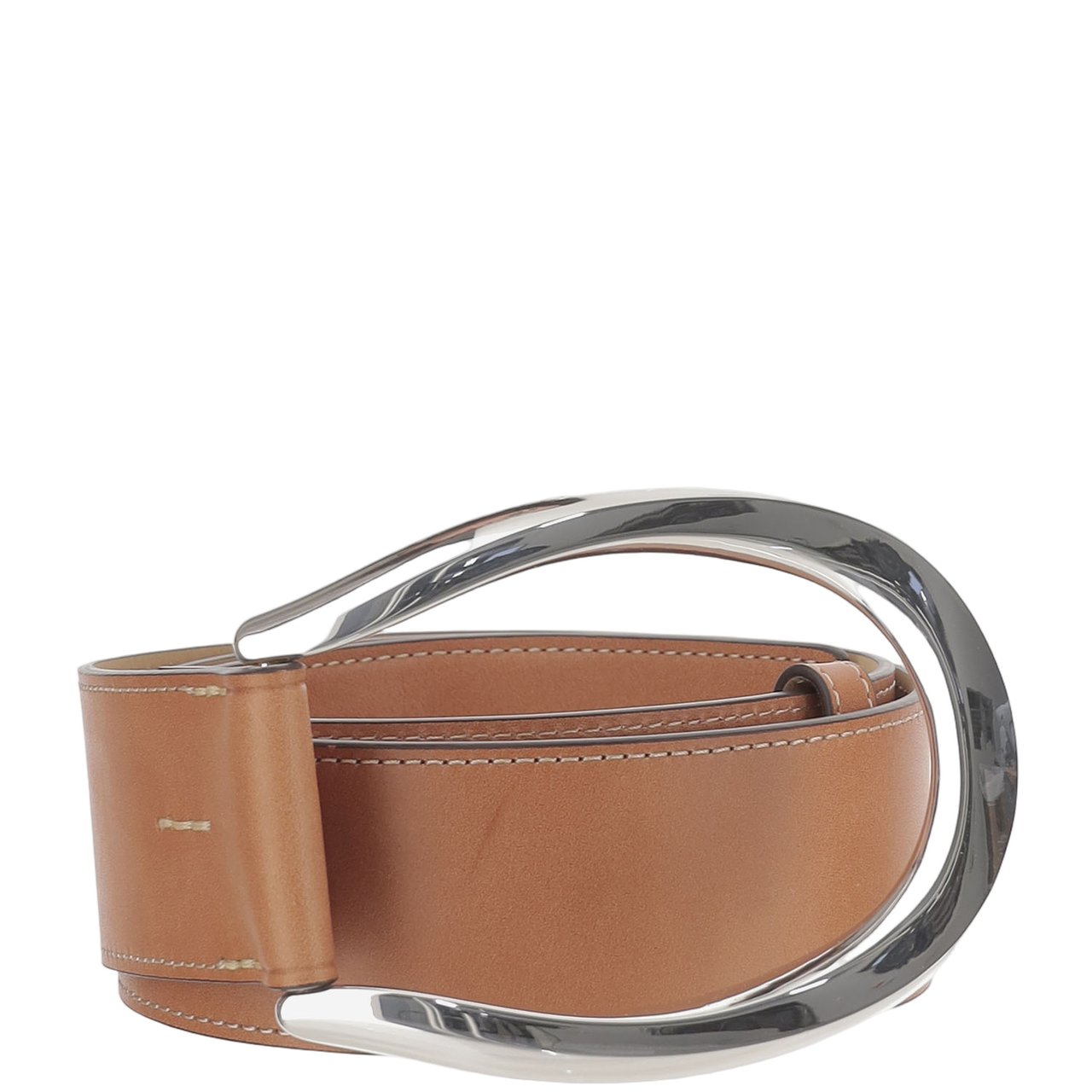 Ralph Lauren Brown Smooth Leather Belt Bruin