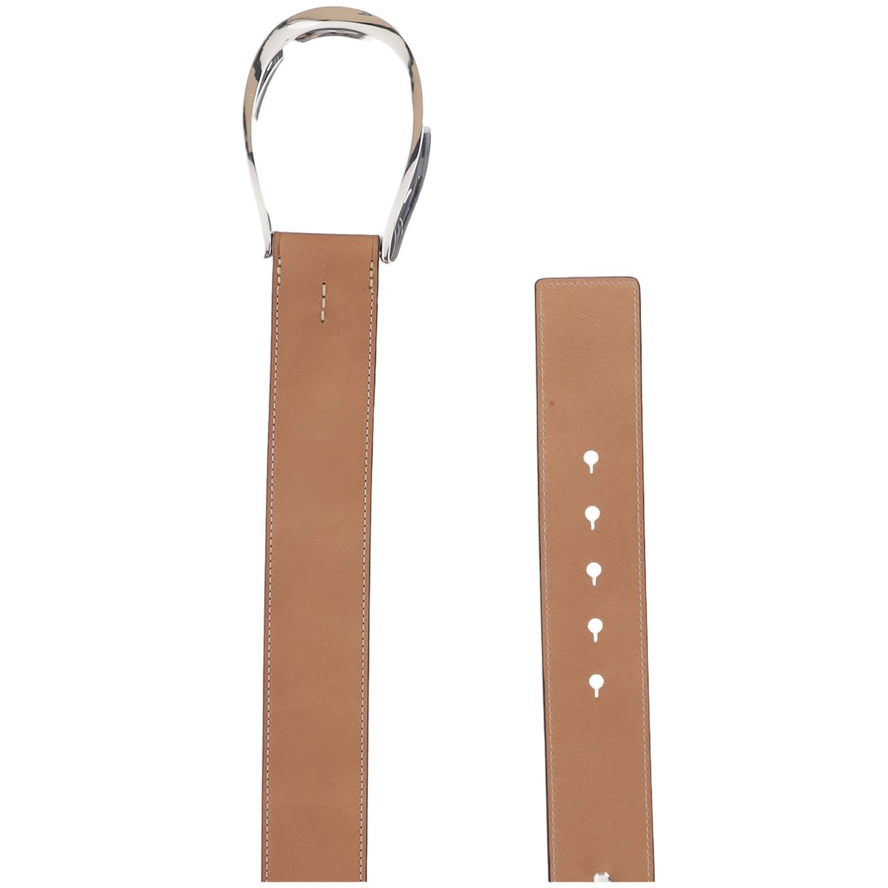 Ralph Lauren Brown Smooth Leather Belt Bruin
