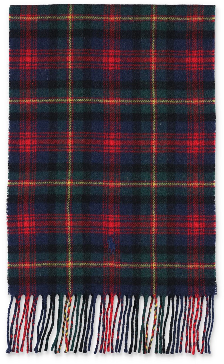 Ralph Lauren Check Scarf Red Multi Divers