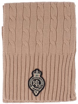 Ralph Lauren Scarfs Camel Beige