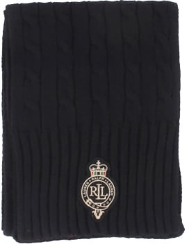 Ralph Lauren Scarfs Black Zwart