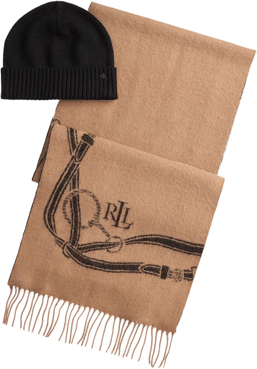 Ralph Lauren Scarfs Classic Camel Bruin