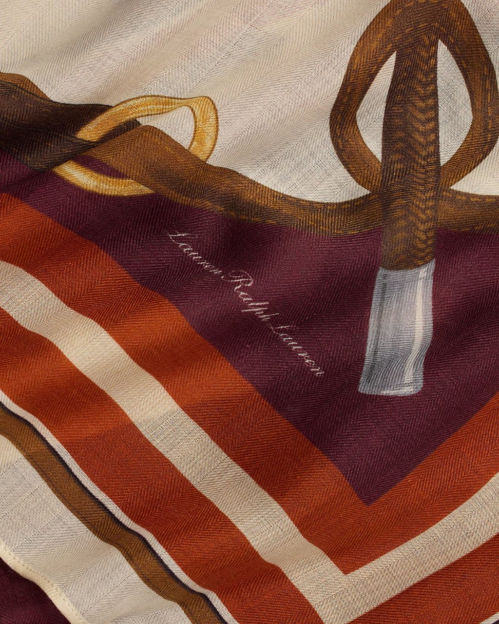 Ralph Lauren Scarfs Cinnamon Bark Bruin