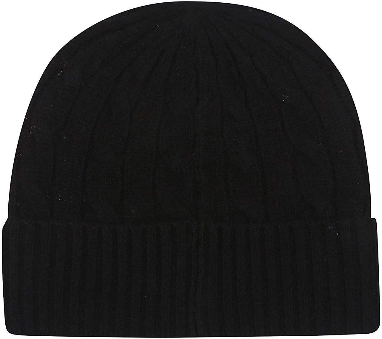 Ralph Lauren Cuff Cold Weather Hat Black Zwart