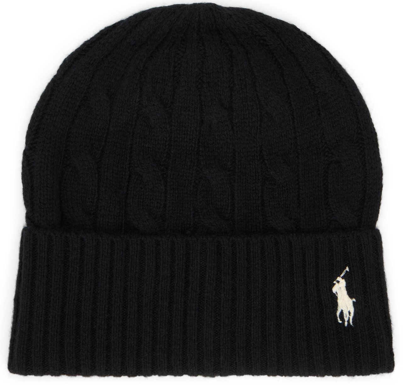 Ralph Lauren Cap with logo Zwart