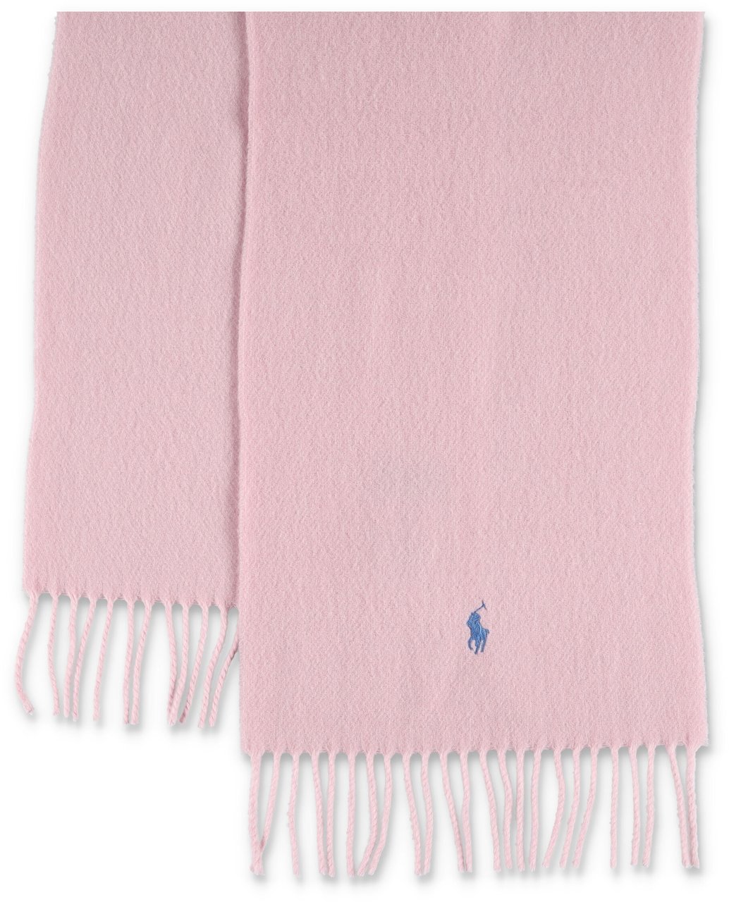 Ralph Lauren Fringed Scarf Pony Rosa Roze