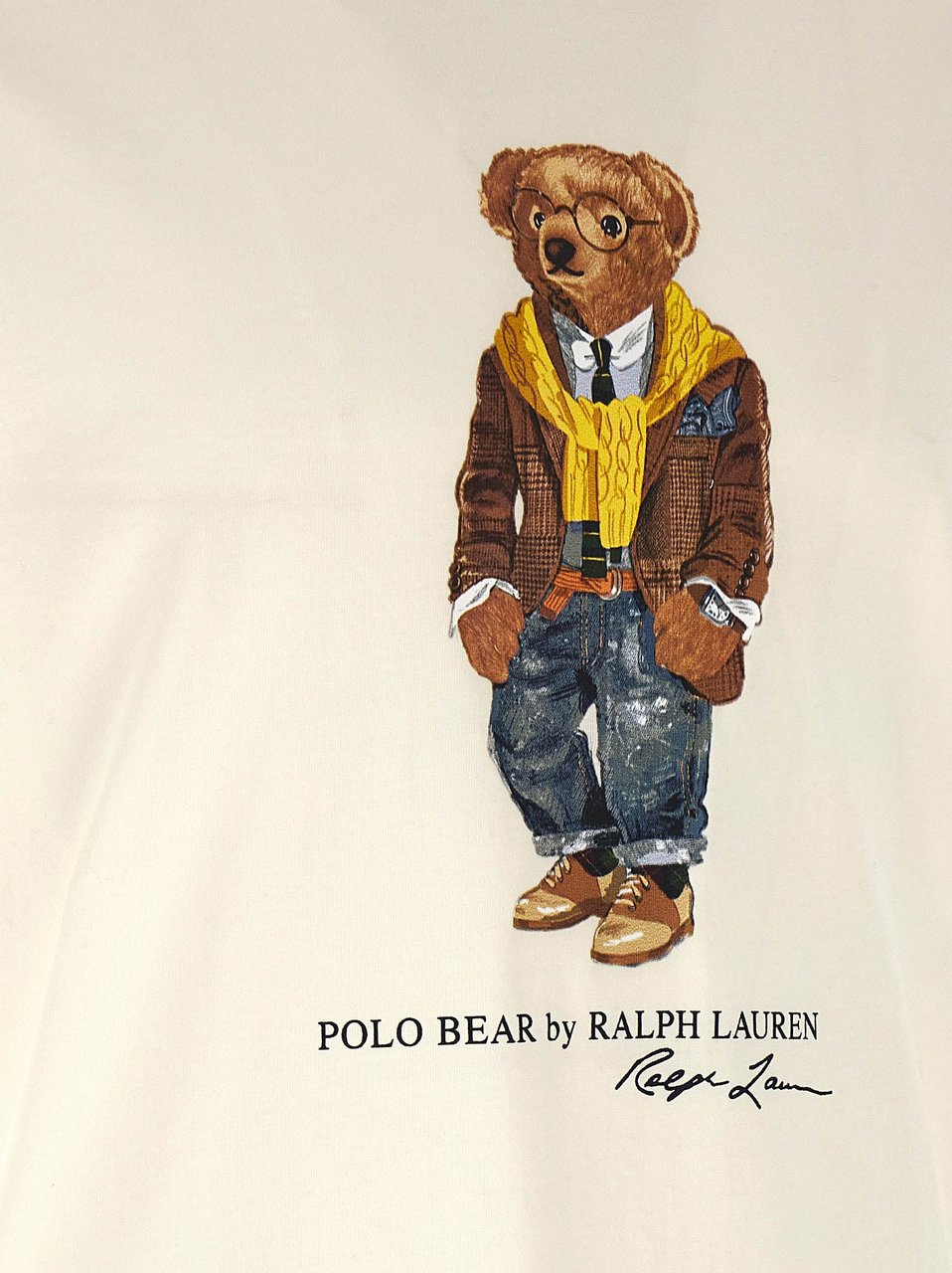 Ralph Lauren Polo Ralph Lauren White Cotton T-Shirt Wit