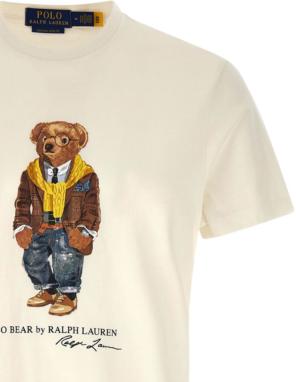Ralph Lauren Polo Ralph Lauren White Cotton T-Shirt Wit