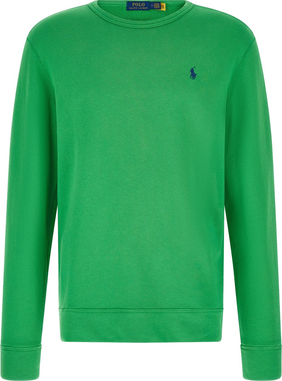 Ralph Lauren Polo Ralph Lauren Bicolor Cotton Sweatshirt Groen